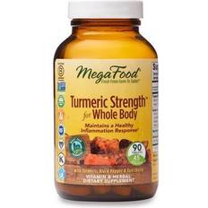 MegaFood Turmeric Curcumin Extra Strength Whole Body With Black Pepper 90