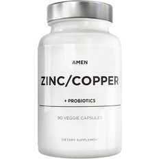 Amen Zinc Copper Probiotics Capsules 90 ct False