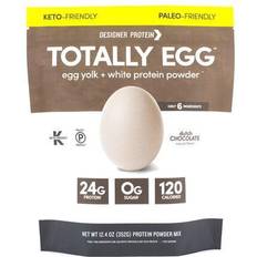 Designer Whey Protein Totally Egg Dutch Chocolate 12.4 oz
