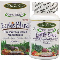 Supplements Paradise Herbs Earth's Blend One Daily Superfood Multivitamin (60 Vegetarian Capsules)