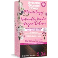 Umberto Giannini Flowerology Naturally Kinder Colour #5.34 Chestnut Brown 195ml