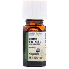 Aura Cacia Lavender Organic Essential Oil .25 Oz