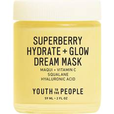 Cream Facial Masks Youth To The People Superberry Hydrate + Glow Dream Mask 2fl oz