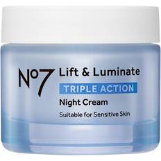 Vitamin C Facial Creams No7 Lift & Luminate Triple Action Night Cream 1.7fl oz