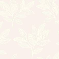 Seabrook Designs Paradise Leaves Sand Dune Wallpaper natural