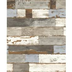 Peel and stick shiplap NextWall Colorful Shiplap Peel and Stick Wallpaper