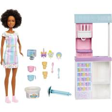 Barbie Toys Barbie Ice Cream Shopkeeper Doll Playset