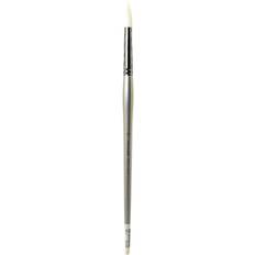 Silverwhite Series Synthetic Brushes Long Handle 12 round