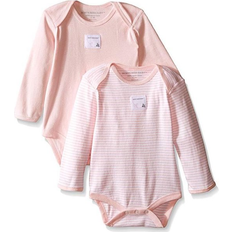 Burt's Bees Baby Bee Essentials Organic Long Sleeve Bodysuits 2pcs - Blossom (LY11174)