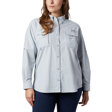 Columbia Women’s PFG Bahama Long Sleeve Plus - Cirrus Grey