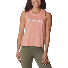 Columbia North Cascades Tank Women's - Coral Reef/White Branded