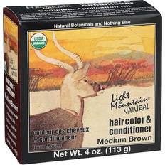 Light Mountain Natural Hair Color & Conditioner Medium Brown