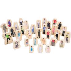 Wooden Figures on sale Learning Advantage Wooden Community People