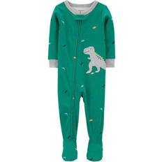 Carter's Dinosaur Snug Fit Cotton Footie PJs - Green (V_2N032610)