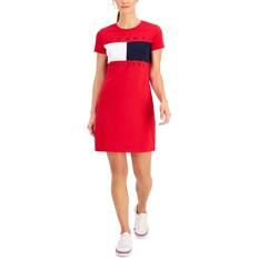 Tommy Hilfiger Women's Flag Dress - Scarlet