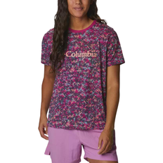 Columbia North Cascades Printed T-shirt Women's - Wild Fuchsia Dotty Disguise