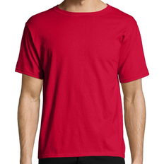 Hanes ComfortBlend EcoSmart Crewneck T-shirt 4-pack - Deep Red