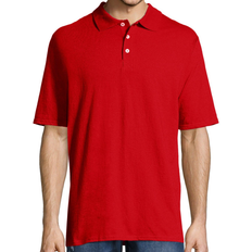 Hanes FreshIQ X-Temp Polo Shirt Men - Deep Red