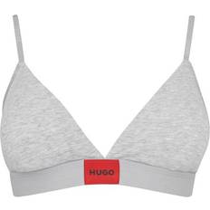 Hugo Boss Damen Bekleidung Hugo Boss Stretch Cotton Triangle Bra - Medium Grey