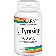 Vitamins & Supplements Solaray L-Tyrosine 500 mg 50 VegCaps