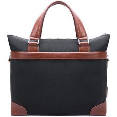 Women Briefcases McKlein U Series Eastward Nylon Two-Tone Tablet & Laptop Briefcase 15" - Black