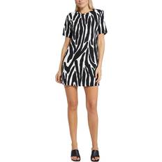 Sanctuary Replay Printed T-shirt Dress - Brushwork