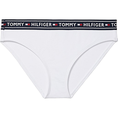 Tommy Hilfiger Women Swimwear Tommy Hilfiger Essential Colorblock High-Waist Bikini Swim Bottom - White