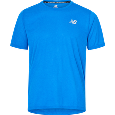 New Balance Impact Run Short Sleeve T-shirt Men - Serene Blue Heather