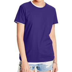 Hanes Women's Perfect-T Short Sleeve T-Shirt - Purple