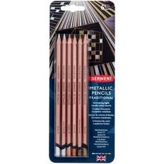 Derwent Professional Metallic Colored Pencils Bright Colors, Set of 6