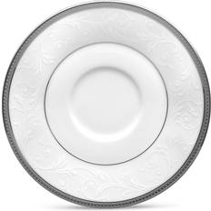 Silver Saucer Plates Noritake Regina Platinum Saucer Plate 5.75"