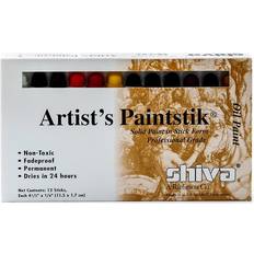 Shiva Artist's Paintstik Oil Color Set, Professional Set, Set Of 12