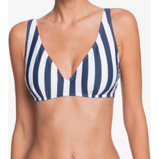 Roxy Parallel Paradiso Underwire D-Cup Bikini Top - Mood Indigo Big Revo Stripes
