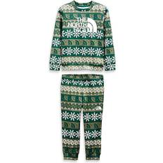 The North Face Toddler Surgent Crew Set - Night Green Halfdome Fairisle Print (NF0A4CBQ-2J9)