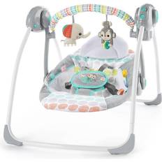 Bright Starts Whimsical Wild Compact Portable Automatic Baby Swing