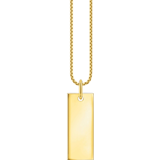 Thomas Sabo Tag Necklace - Gold