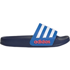 Adidas Kid's Adilette Shower Slides - Dark Blue/Cloud White/Blue Rush