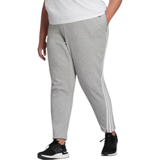 Adidas Women's Sportswear Future Icons 3- Stripes Skinny Pants Plus Size - Medium Grey Heather