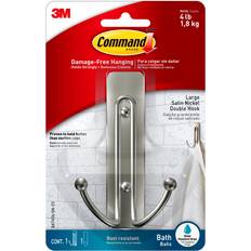 Towel Rails, Rings & Hooks Command BATH36-SN-ES