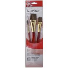 Princeton Real Value Series Red Short Handled Brush Sets 9122 set of 3