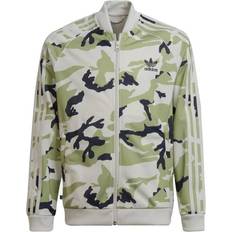 Adidas Camo SST Track Jacket - Orbit Grey/Magic Lime/Shadow Navy (HF7448)