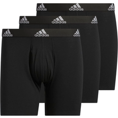 Adidas Stretch Cotton Boxer Briefs 3-pack - Black