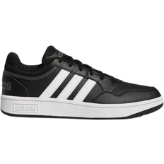 Adidas 41 ½ - Herre Joggesko Adidas Hoops 3.0 Low Classic Vintage M - Cloud White/Core Black/Chalk White