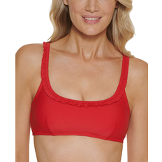 Tommy Hilfiger Women Bikini Tops Tommy Hilfiger Ruffle Bikini Top - Scarlet Red