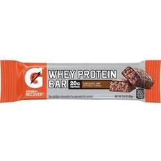 Gatorade Recover Whey Protein Bar, Chocolate Chip, 20g Protein, 12 Ct