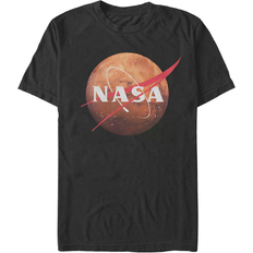 Nasa Mars Profile Swoosh Short Sleeve T-shirt - Black