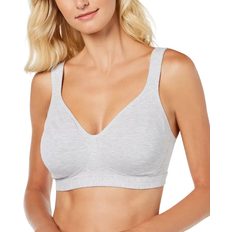 Cotton - Women Bras Playtex 18 Hour Ultimate Lift Cotton Wireless Bra - Grey Heather