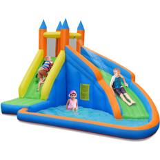 Plastic Water Sports Costway Inflatable Water Slide Mighty Bounce House
