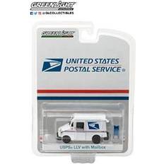Spielsets GreenLight 29888 USPS LLV Long-Life Postal Delivery Vehicle 1:64 Scale Diecast with Mailbox