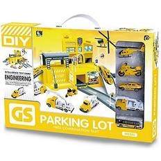 Play Set on sale Lucky Toys Construction Parking Lot Playset, 25 Pieces